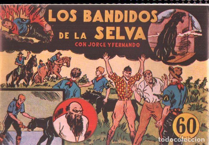 Comics : Facsimil: Jorge y Fernando serie la selva: Los bandidos de la selva - Lyman Young