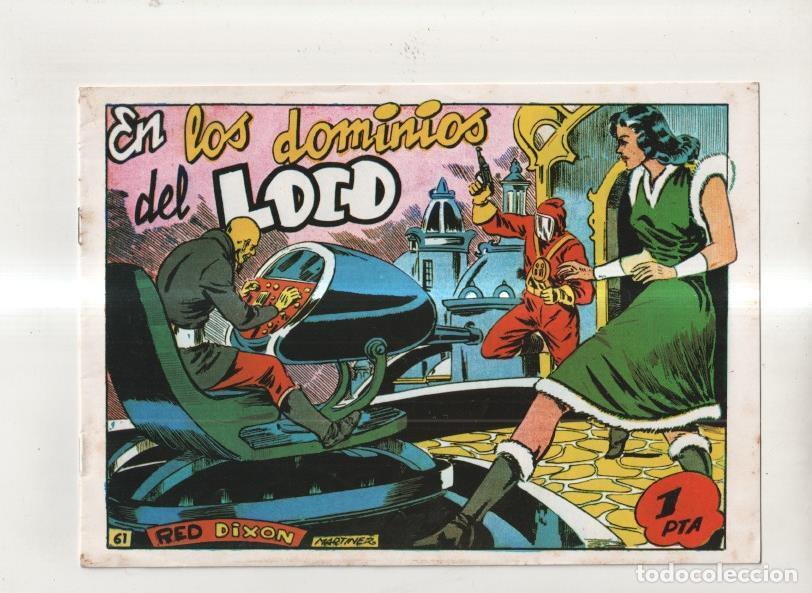 C&oacute;mics: Facsimil: Red Dixon 1&ordf; serie numero 61: en los dominios del loco - Juan Martinez Osete