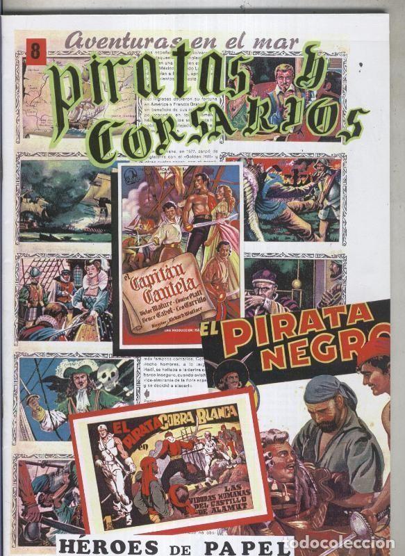 C&oacute;mics: Heroes de Papel: Piratas y Corsarios numero 08: Harald el pirata (A.del Castillo) - Varios