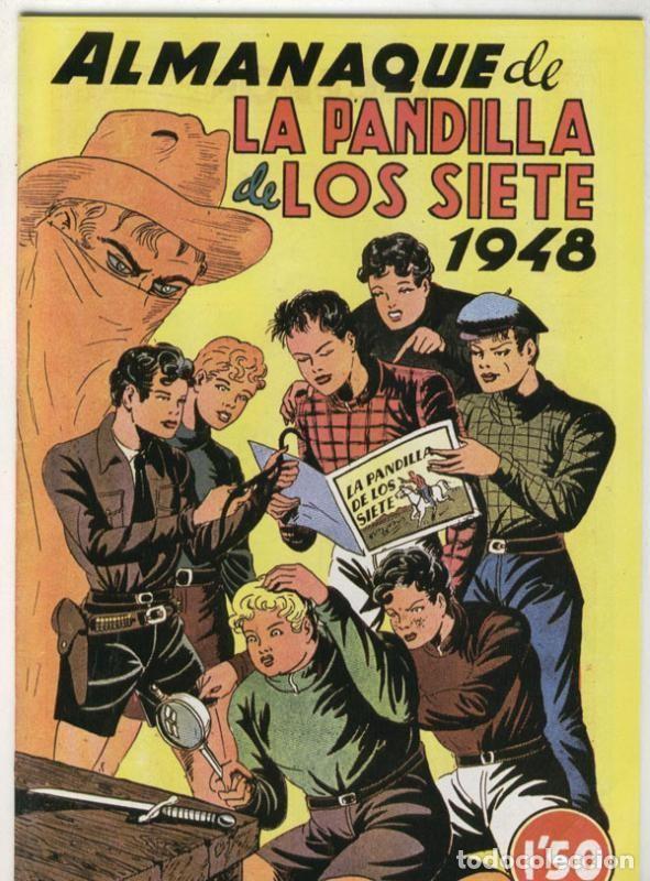 Comics : Facsimil: La pandilla de los siete almanaque 1948 - Manuel Gago
