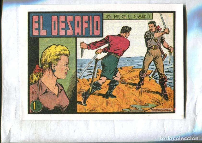 C&oacute;mics: Facsimil: Milton el Corsario numero 026: El desafio - Va&ntilde;o - Foto 1