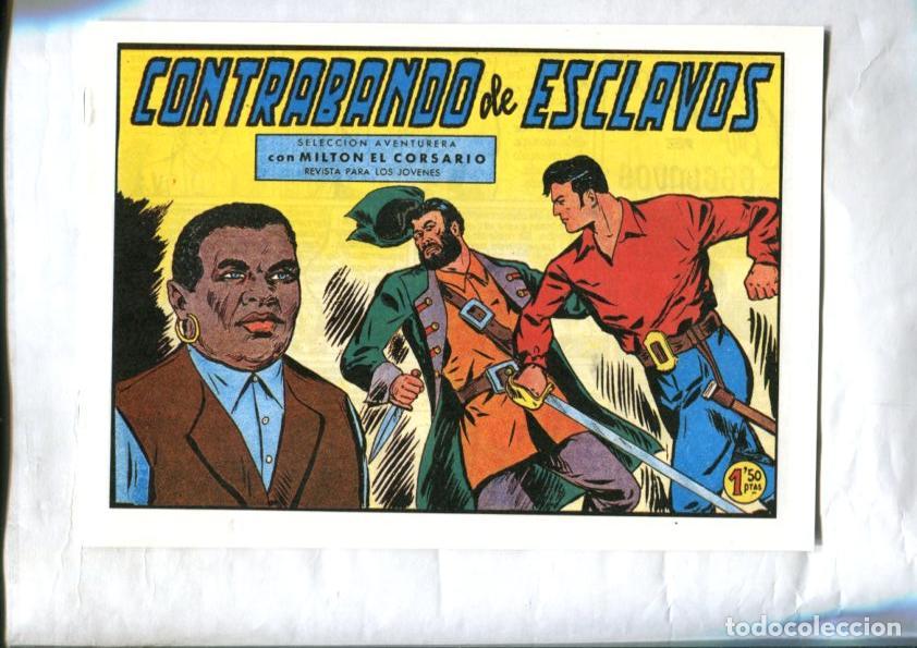 Comics: Facsimil: Milton el Corsario numero 056: Contrabando de esclavos - Va&ntilde;o