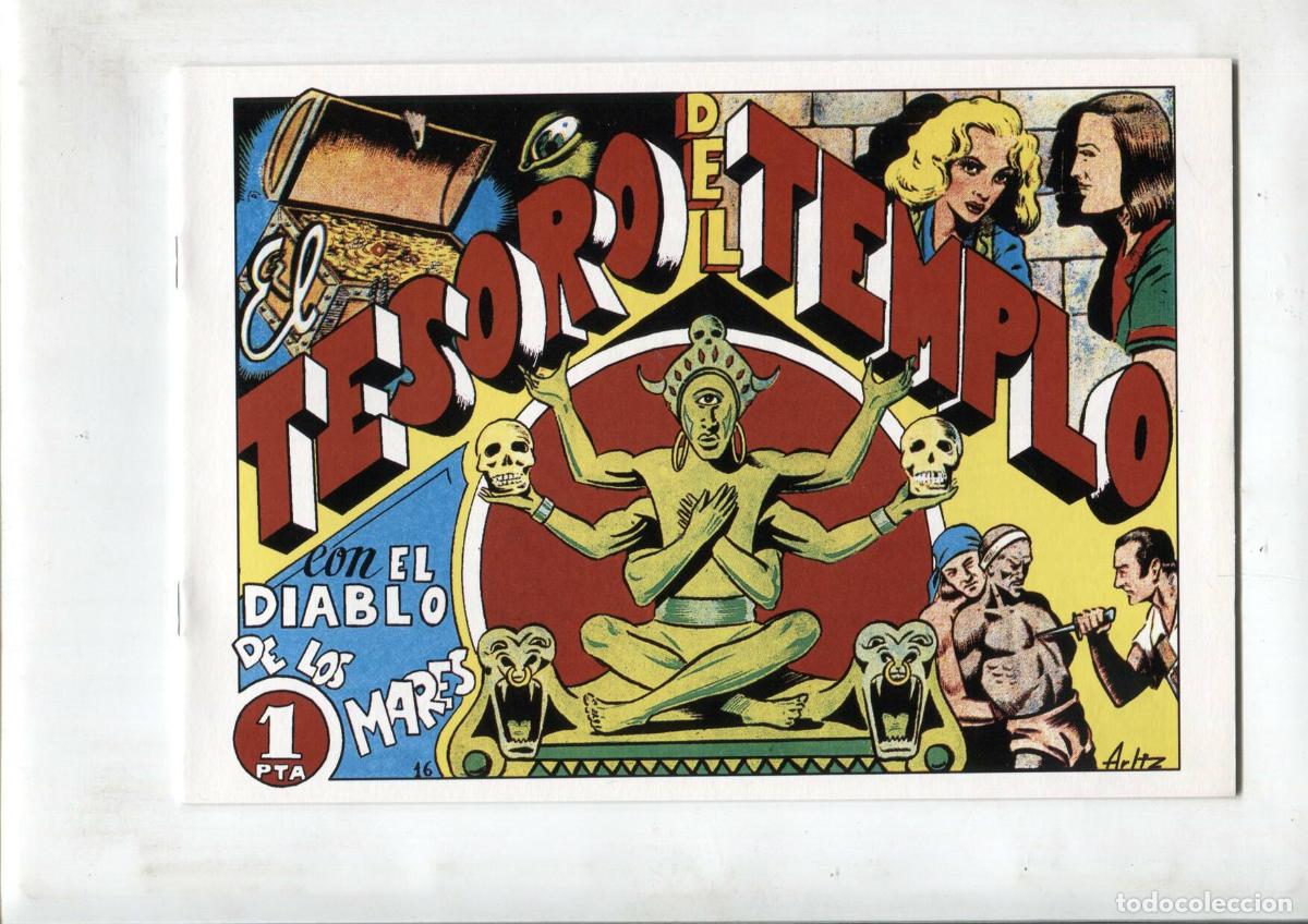 C&oacute;mics: Facsimil: El Diablo de los Mares numero 16: El tesoro del templo - Ferrando - Foto 1