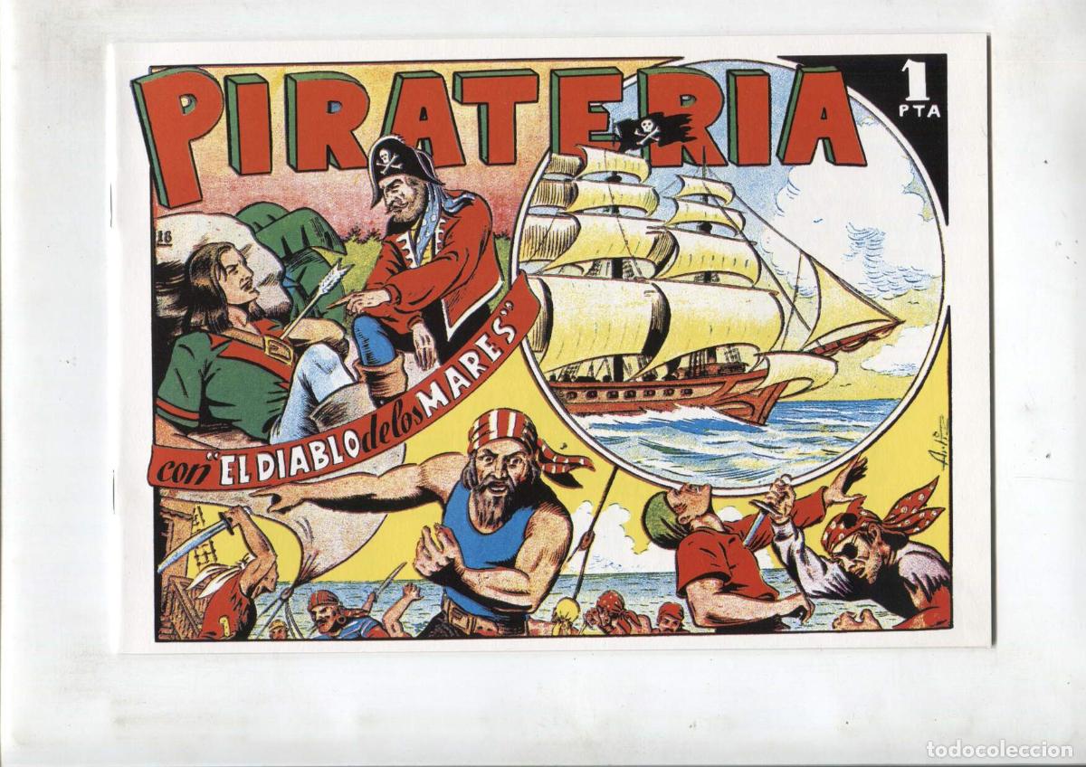C&oacute;mics: Facsimil: El Diablo de los Mares numero 18: Pirateria - Ferrando - Foto 1
