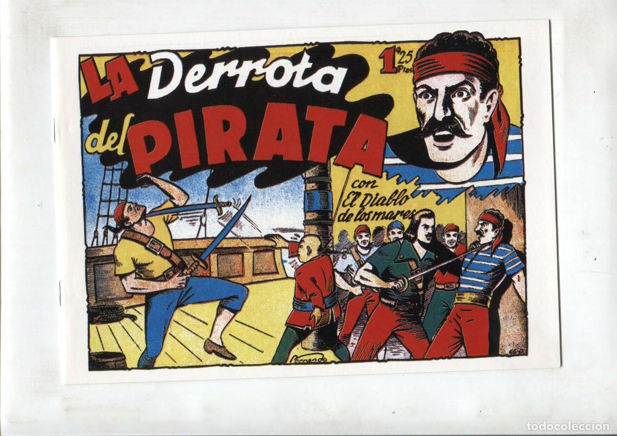 C&oacute;mics: Facsimil: El Diablo de los Mares numero 66: la derrota del pirata - Ferrando - Foto 1
