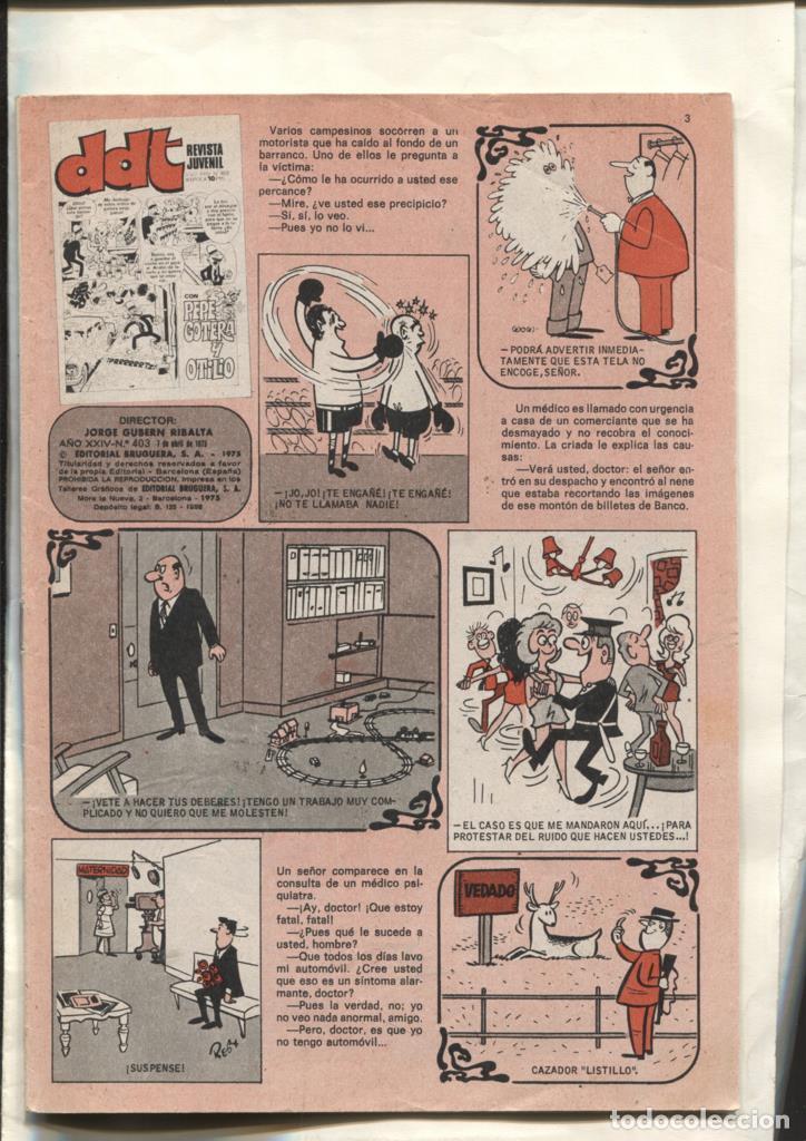 C&oacute;mics: DDT tercera epoca numero 403 (no conserva la cubierta) - Varios - Foto 1