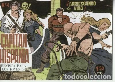 C&oacute;mics: Capitan Hispania facsimil numero 04: Arriesgando la vida - Gonzalez Alacreu - Foto 1