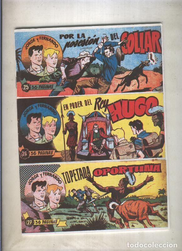 C&oacute;mics: Jorge y Fernando coleccion facsimil numero 25 al 27 - Lyman Young - Foto 1