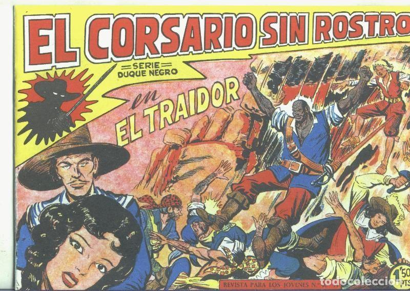 C&oacute;mics: El Corsario sin Rostro, facsimil numero 03: El traidor - Manuel Gago - Foto 1