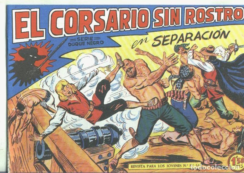 Comics: El Corsario sin Rostro, facsimil numero 11: Separacion - Manuel Gago