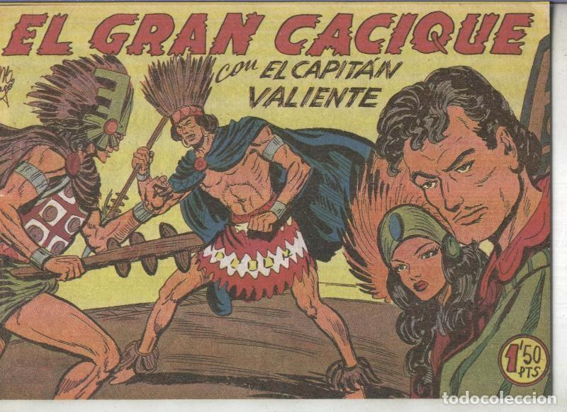 C&oacute;mics: El Capitan Valiente facsimil numero 05: El gran cacique - Manuel Gago - Foto 1