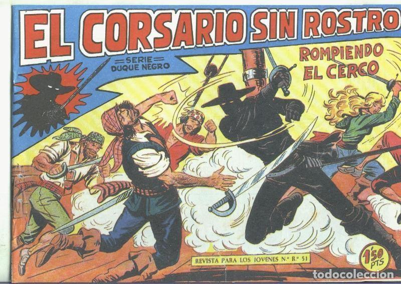 Comics: El Corsario sin Rostro, facsimil numero 16: Rompiendo el cerco - Manuel Gago
