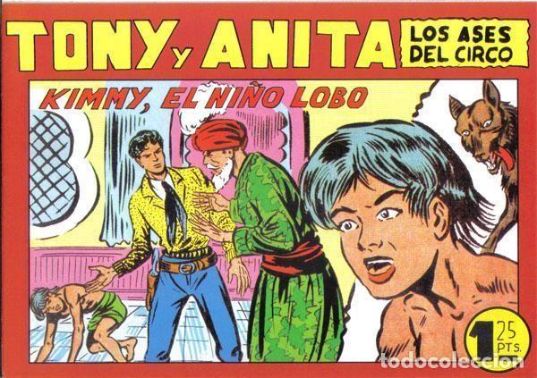Comics: Tony y Anita facsimil numero 138: Kimmy el ni&ntilde;o lobo - Miguel Quesada