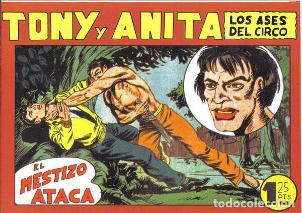 Comics: Tony y Anita facsimil numero 099: El mestizo ataca - Miguel Quesada
