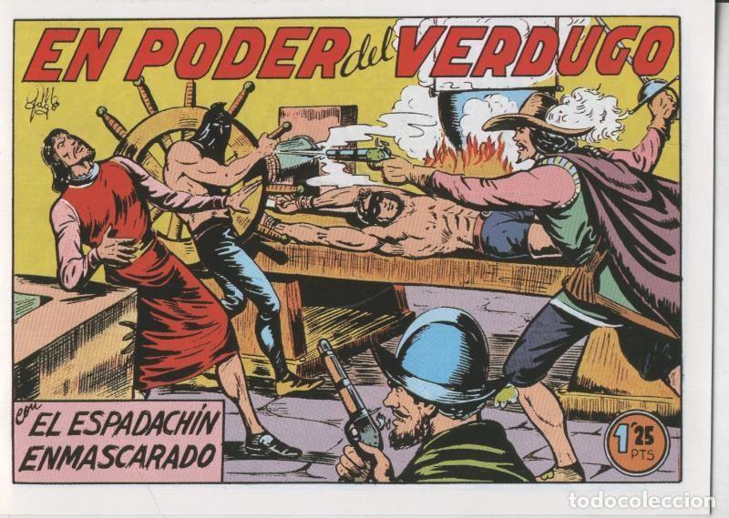 C&oacute;mics: El Espadachin Enmascarado facsimil numero 022: En poder del verdugo - Varios - Foto 1