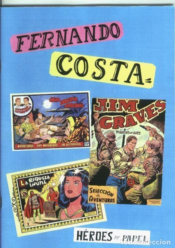 C&oacute;mics: Heroes de Papel numero 61: Fernando Costa (numerado 1 en trasera) - Fernando Costa