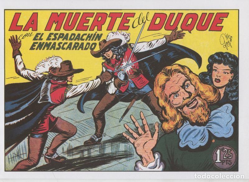 Comics: El Espadachin Enmascarado facsimil numero 056: La muerte del duque - Varios