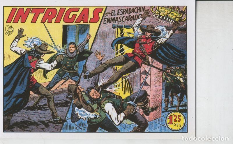 Comics: El Espadachin Enmascarado facsimil numero 029: Intrigas - Manuel Gago
