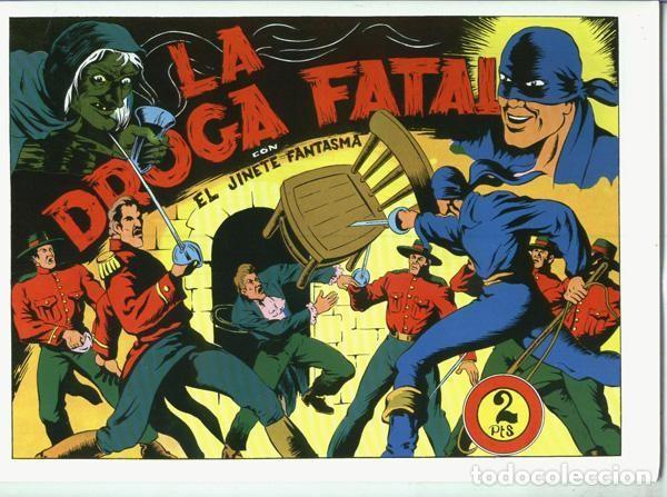 Comics: El Jinete Fantasma facsimil numero 035: la droga fatal - Ambros