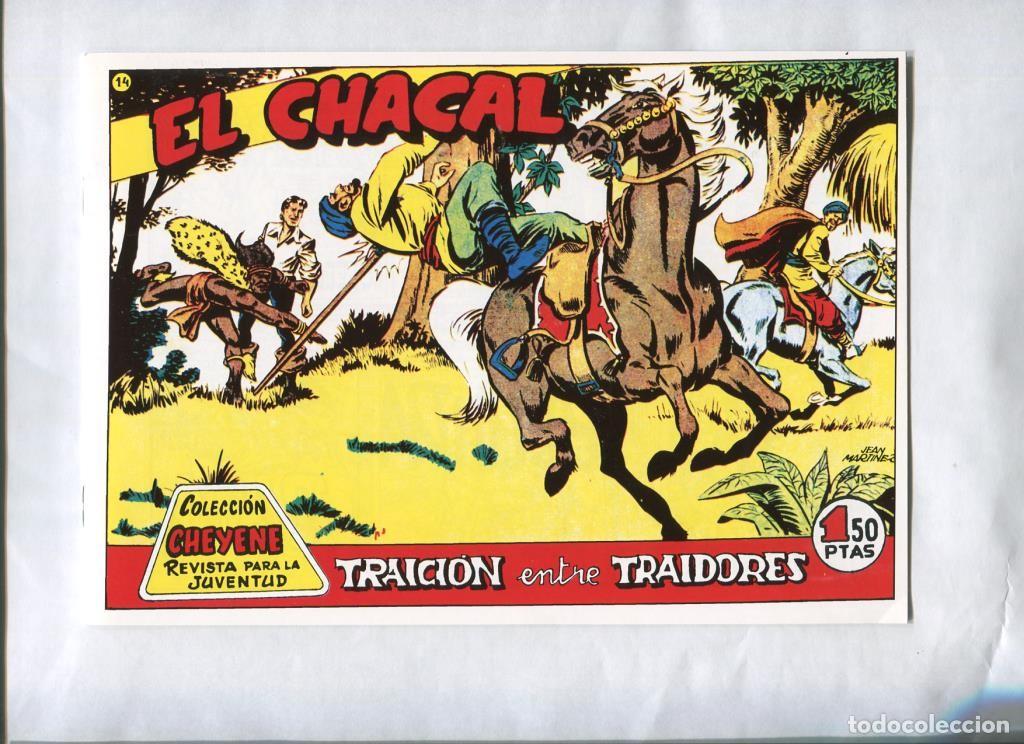 Comics: Facsimil: El Chacal numero 14: Traicion entre traidores - Martinez Osete