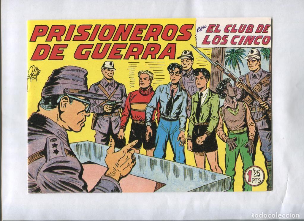Comics: Facsimil: El Club de los cinco numero 04: Prisioneros de guerra - Manuel Gago