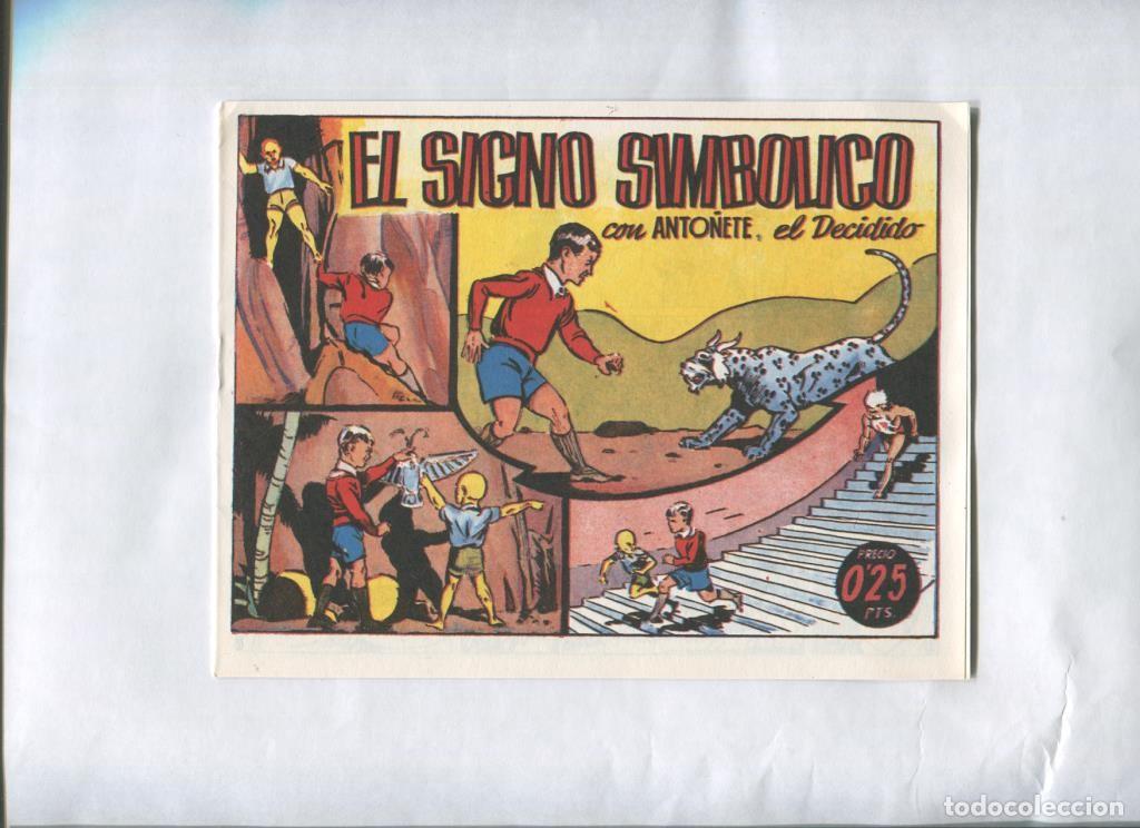 C&oacute;mics: Facsimil: Anto&ntilde;ete el decidido numero 04: El signo simbolico - Torrent