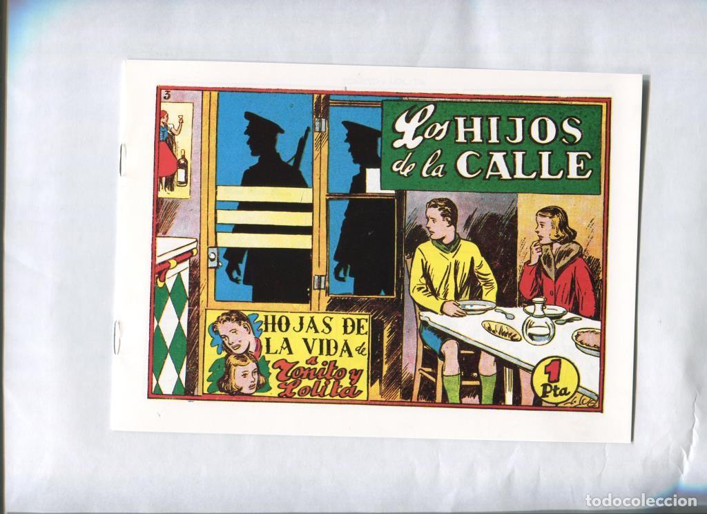 Fumetti: Facsimil: Hojas de la Vida de To&ntilde;ito y Lolita numero 03: Los hijos de la calle - Jaime Juez