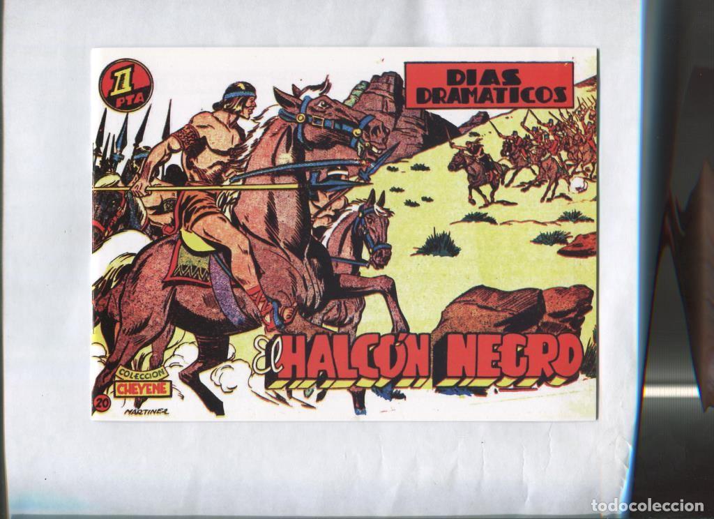 C&oacute;mics: Facsimil: El Halcon Negro numero 20: Dias dramaticos - Martinez Osete - Foto 1