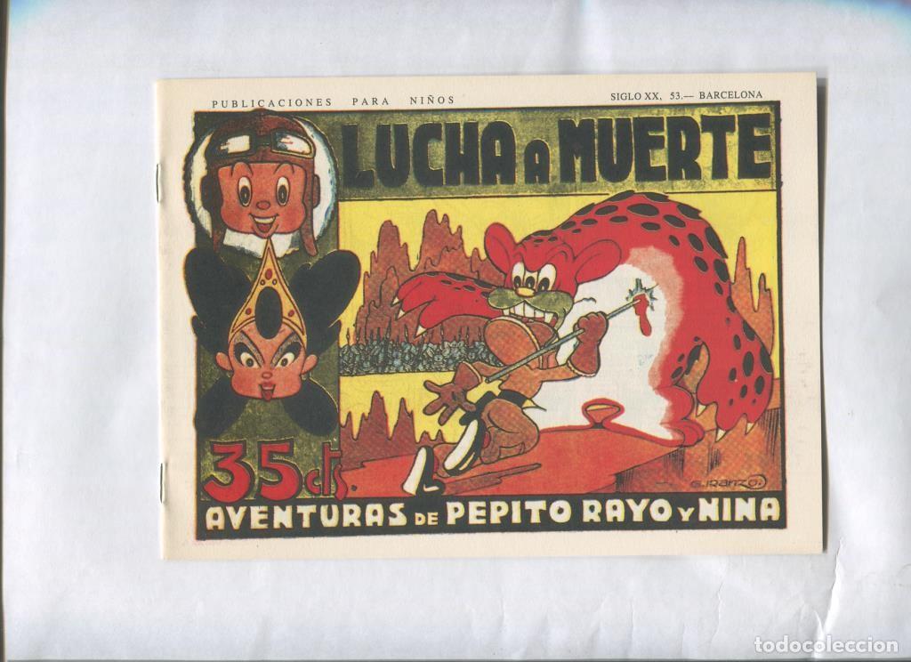 Comics : Facsimil: Pepito Rayo y Nina numero 07: Lucha a muerte - Juan G.Iranzo