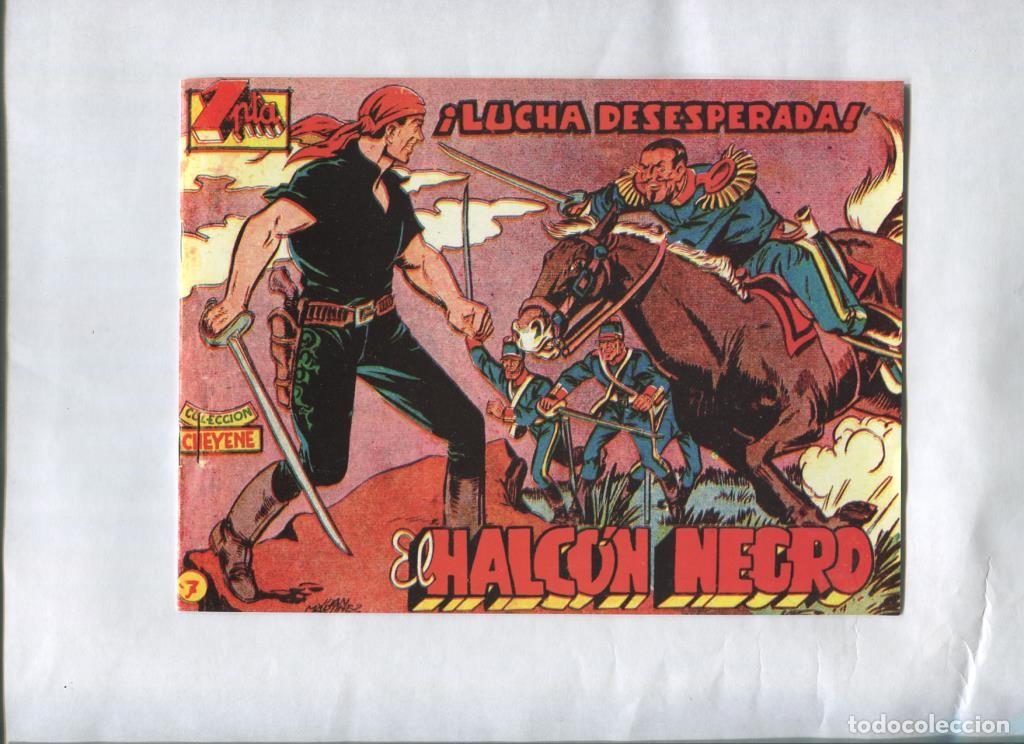 C&oacute;mics: Facsimil: El Halcon Negro numero 07: Lucha desesperada - Martinez Osete - Foto 1