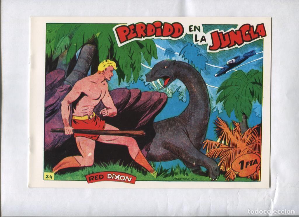 Fumetti: Facsimil: Red Dixon primera serie numero 24: Perdido en la jungla - Juan Martinez Osete