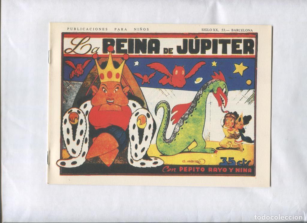Comics: Facsimil: Pepito Rayo y Nina numero 16: La reina de Jupiter - Juan G.Iranzo
