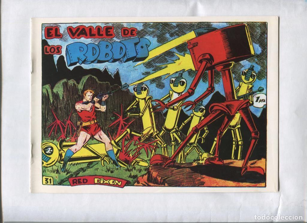 Comics: Facsimil: Red Dixon primera serie numero 31: El valle de los robots - Juan Martinez Osete
