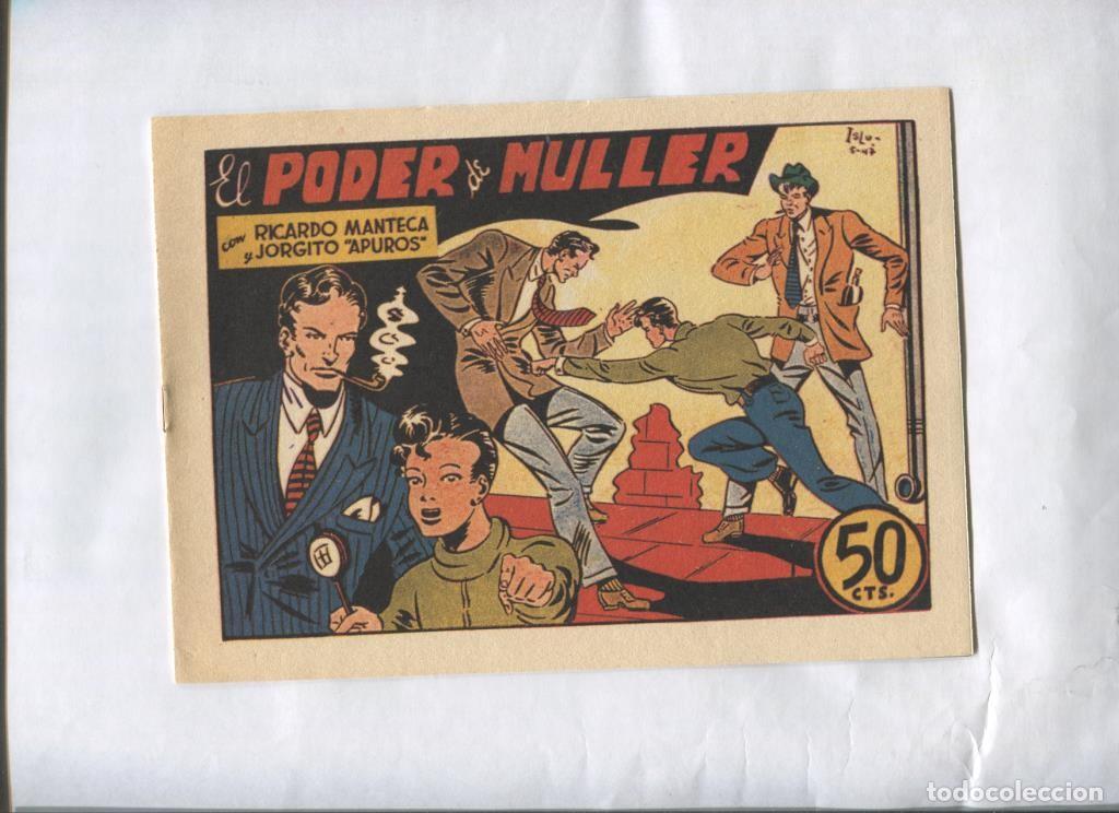 C&oacute;mics: Facsimil: Ricardo Manteca y Jorgito Apuros numero 01: El poder de Muller - Luis Gago - Foto 1