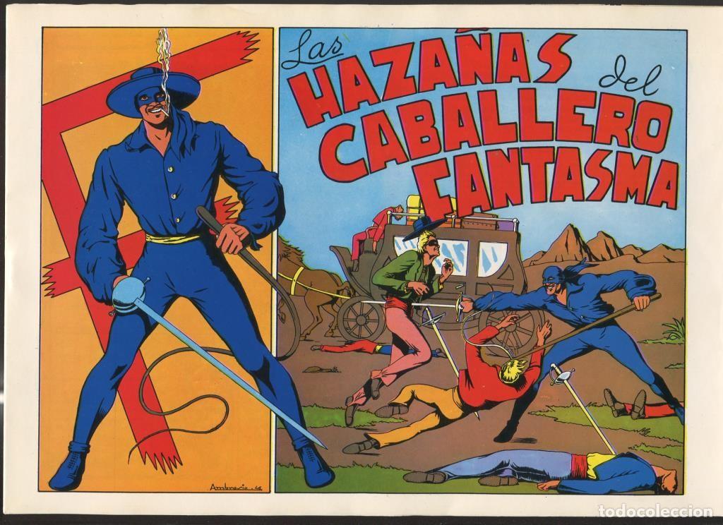 Comics: Facsimil: El Jinete Fantasma numero 001: Las haza&ntilde;as del caballero fantasma - Ambros