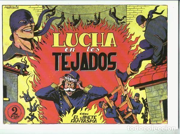 Comics: Facsimil: El Jinete Fantasma numero 051: Lucha en los tejados - Ambros