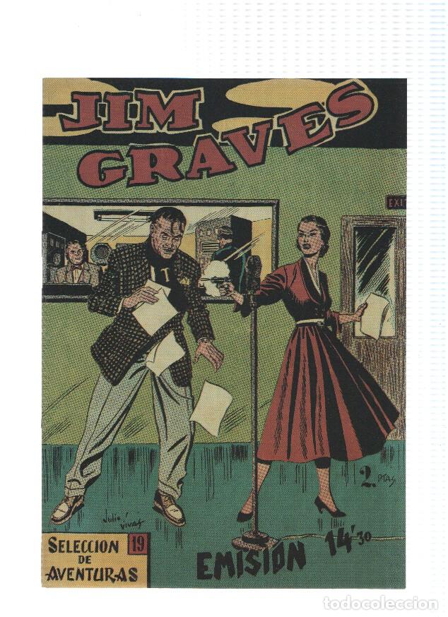 C&oacute;mics: Facsimil: Jim Graves numero 19: Emision 14,30 - Julio Vivas
