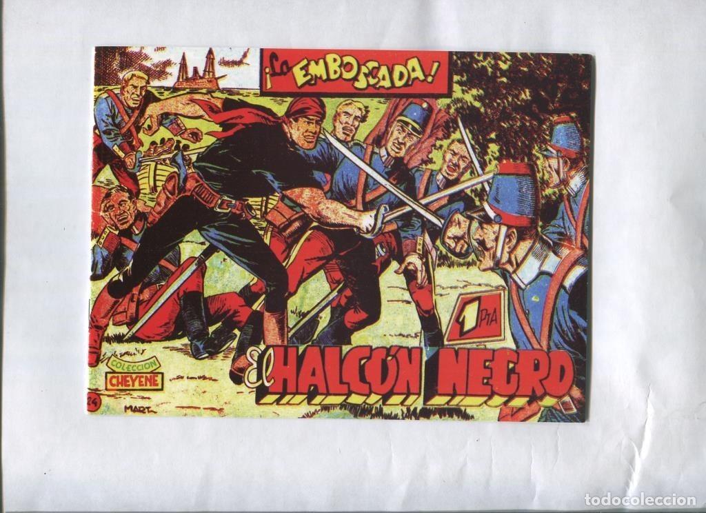 C&oacute;mics: Facsimil: El Halcon Negro numero 24: La emboscada - Martinez Osete - Foto 1