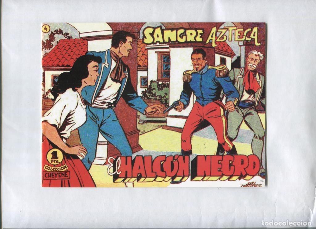 C&oacute;mics: Facsimil: El Halcon Negro numero 04: Sangre Azteca - Martinez Osete - Foto 1