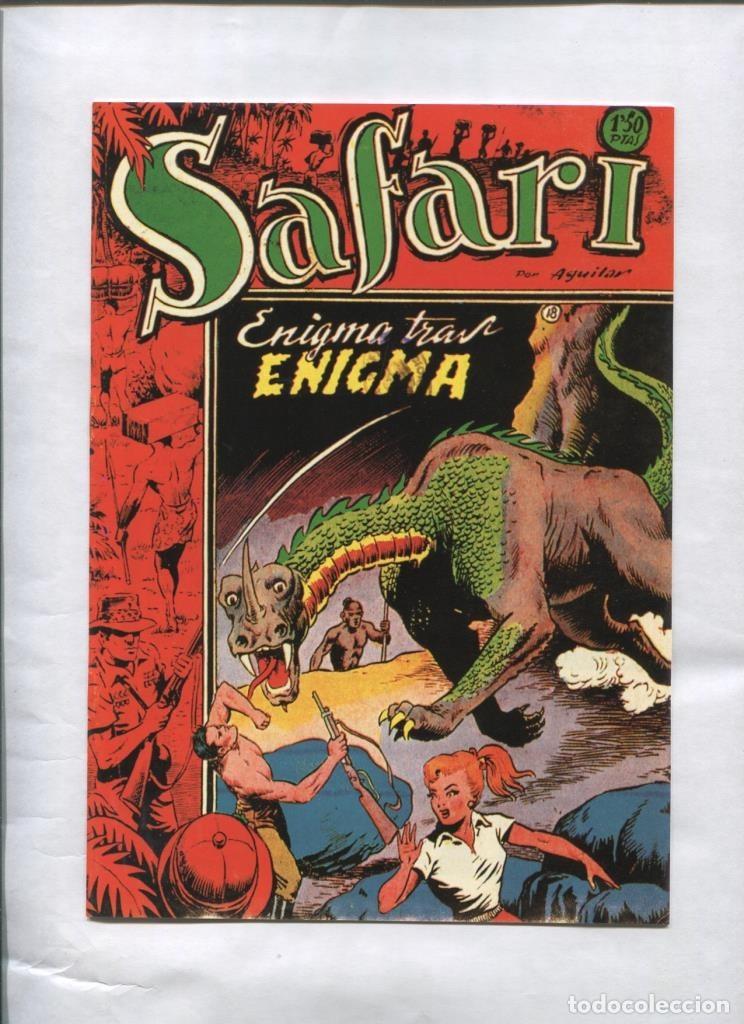 Comics: Facsimil: Safari numero 18: Enigma tras enigma - Aguilar