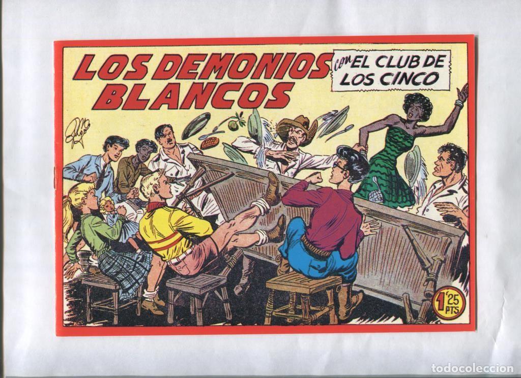 Fumetti: Facsimil: El Club de los cinco numero 03: Los demonios blancos - Manuel Gago