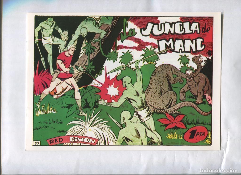 Fumetti: Facsimil: Red Dixon primera serie numero 57: La jungla de Mang - Juan Martinez Osete