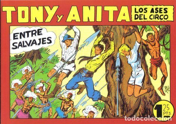 Comics: Tony y Anita facsimil numero 143: Entre salvajes - Miguel Quesada