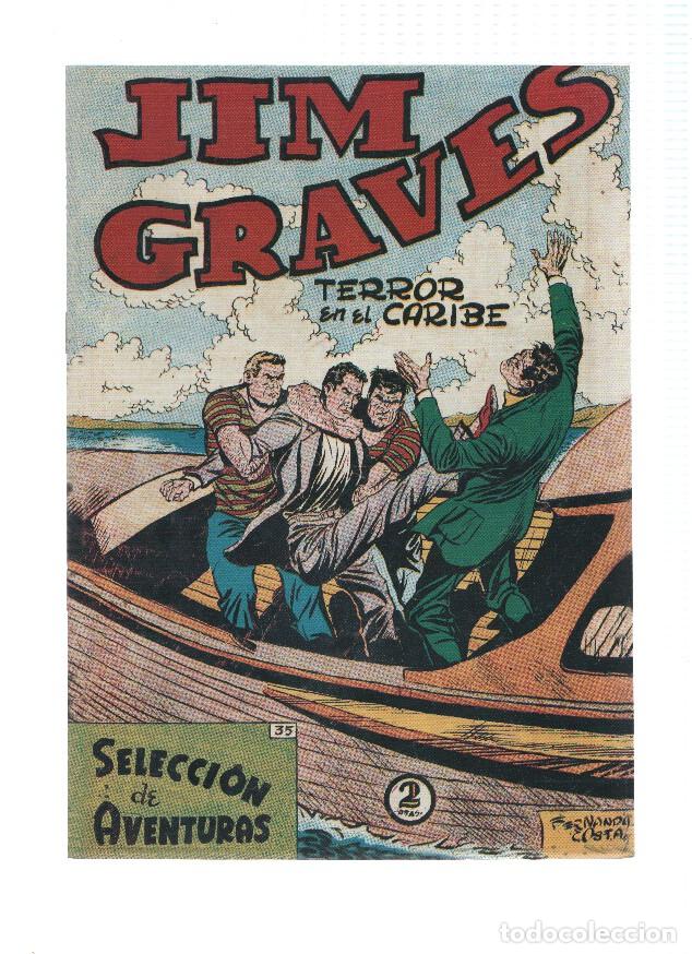 C&oacute;mics: Facsimil: Jim Graves numero 35: Terror en el caribe - Julio Vivas