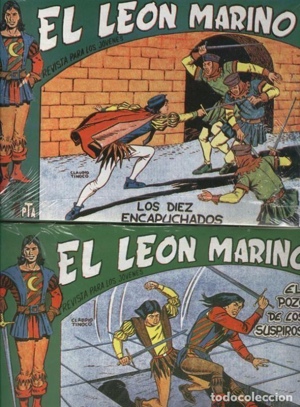 C&oacute;mics: Facsimil: El Leon Marino, coleccion completa de 24 numeros - Claudio Tinoco - Gigarpe - Foto 1