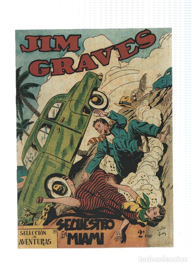 C&oacute;mics: Facsimil: Jim Graves numero 11: Secuestro en miami - Julio Vivas