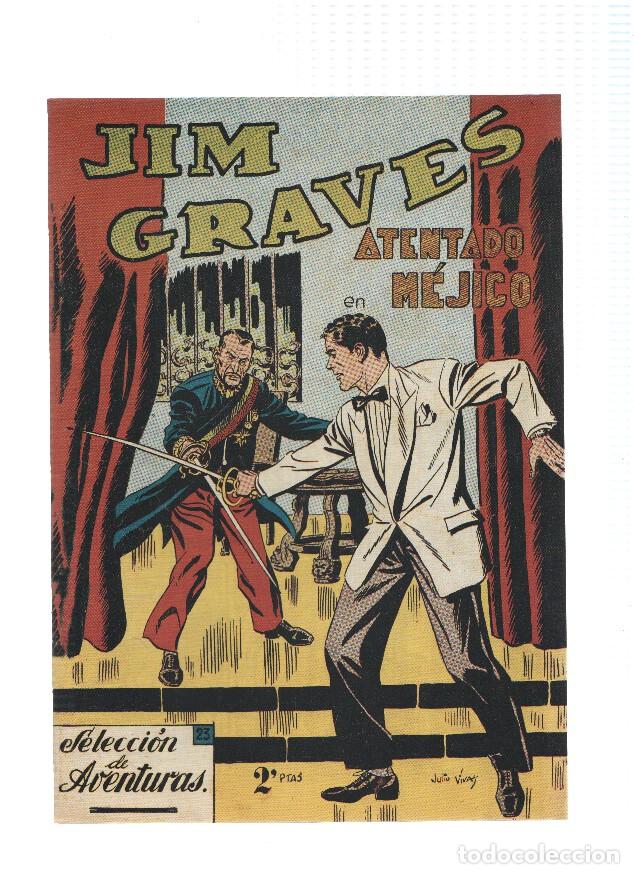 Fumetti: Facsimil: Jim Graves numero 23: Atentado en Mejico - Julio Vivas