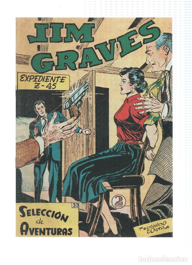 C&oacute;mics: Facsimil: Jim Graves numero 30: Expediente Z-45 - Julio Vivas