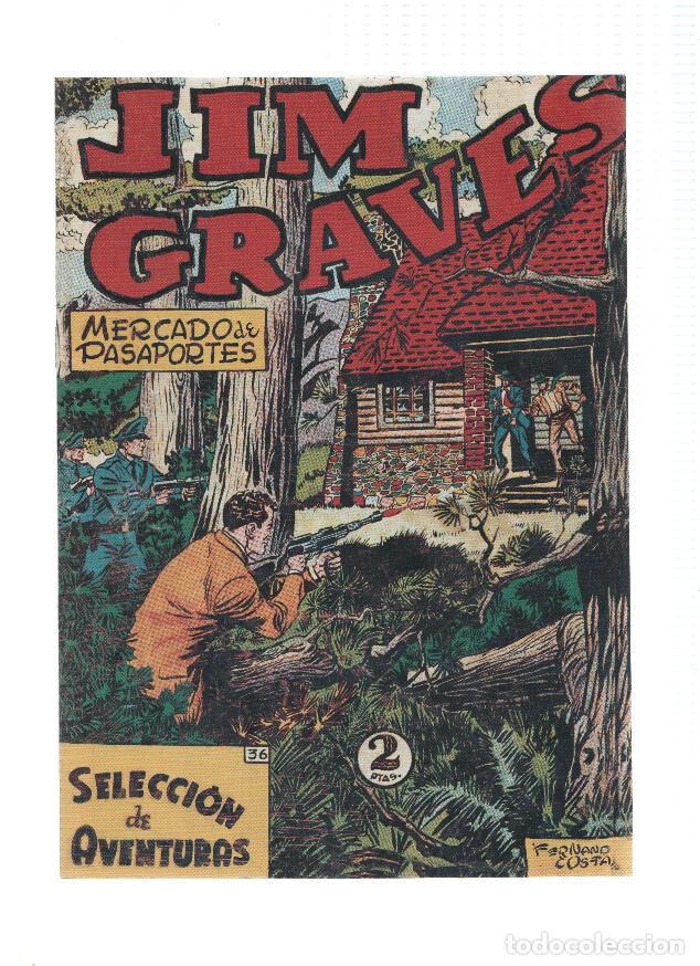 C&oacute;mics: Facsimil: Jim Graves numero 36: Mercado de pasaporte - Julio Vivas