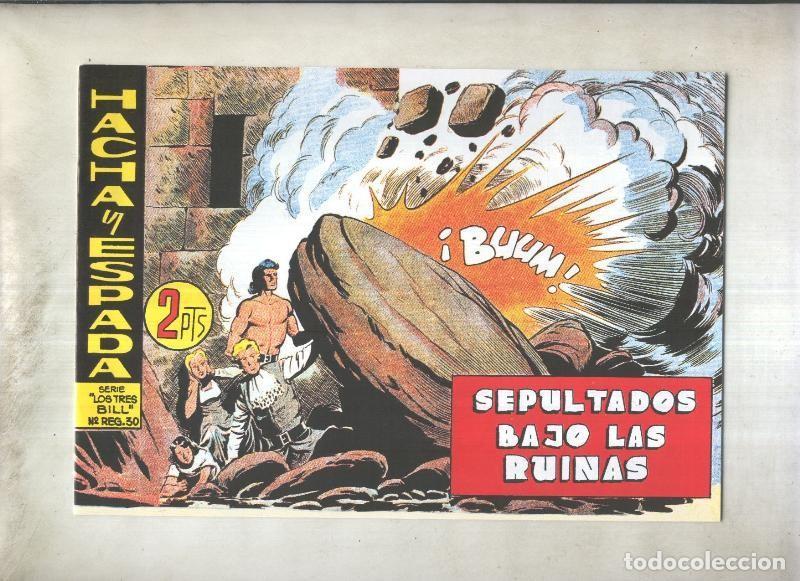 C&oacute;mics: Hacha y Espada facsimil numero 56:Sepultados bajo las ruinas - Armando